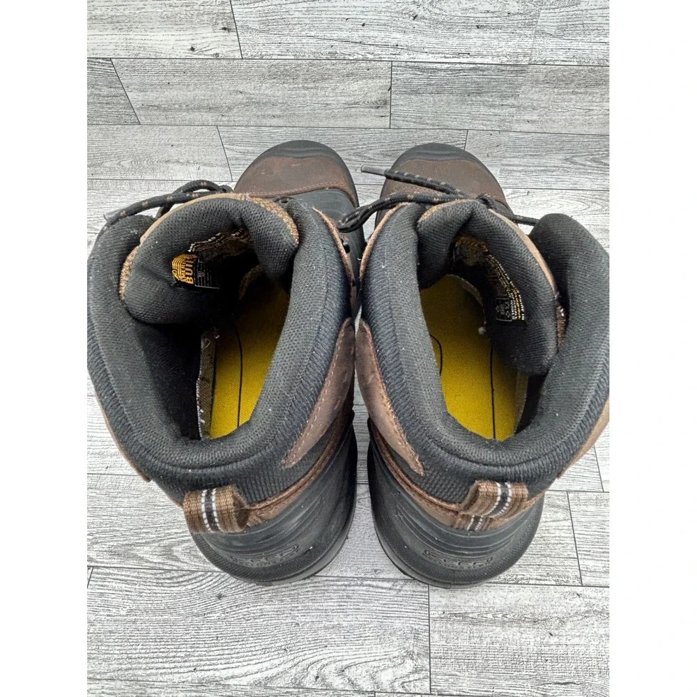 Keen Utility Troy 6 Men Carbon Fiber Toe Waterproof Work Boots Dark Earth 11.5D